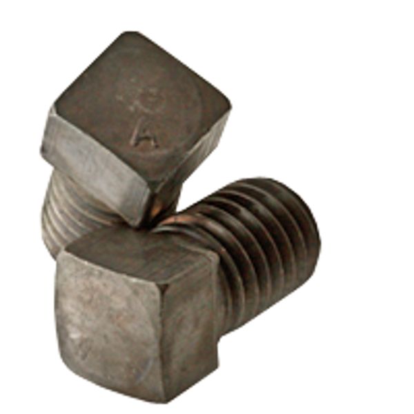 1/4"-20 x 1/2" Square Head Set Screws, Cup Point, Coarse, Fully Threaded, Alloy, Thru-Hardened, Qty 100