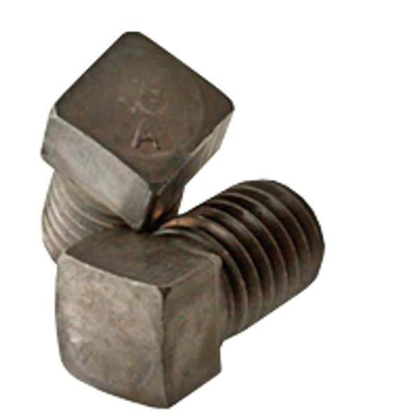 5/8"-11 x 1 1/4" Square Head Set Screws, Cup Point, Coarse, Fully Threaded, Alloy Steel, Hardened, Qty 50
