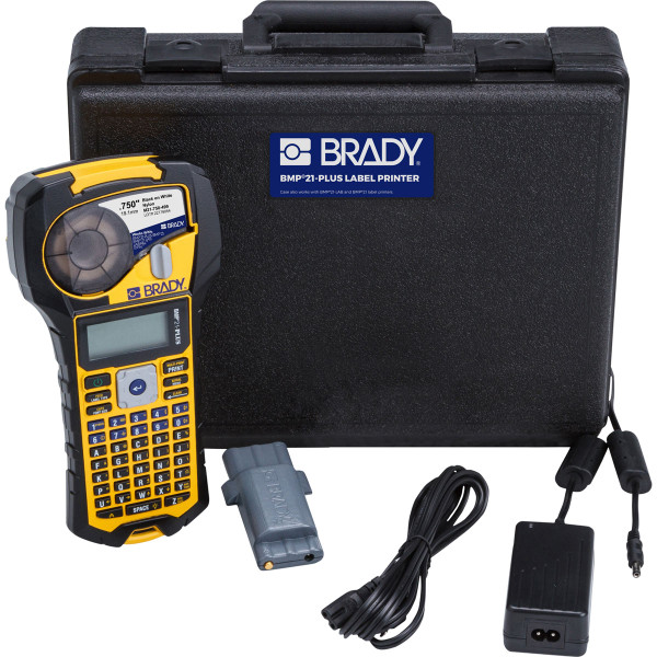 BRADY Portable Label Printer Kit,BMP21 BMP21-PLUS-KIT1