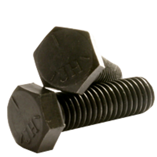 1"-8x14" (PT) HEX CAP SCREWSGRADE 5 COARSE MED. CARBONPLAIN, Qty 1