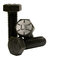 7/8"-9 x 2 3/4" Hex Cap Screws, Plain, Grade 8, Coarse, Fully Threaded, Alloy Steel, (USA), Qty 15