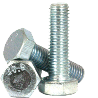 M24-3.00 x 140mm Hex Cap Screws, Zinc Cr+3, Class 10.9, Coarse, Partially Threaded, DIN 931 / ISO 4014, Qty 10