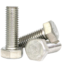 M6-1.00x55 MM, (FT)DIN 933 HEX CAP SCREWS COARSE STAINLESS A2, Qty 100