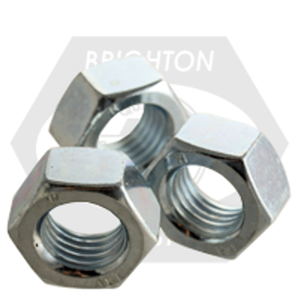 M10-1.25 Hex Nuts, Zinc Cr+3, Fine, Class 8, DIN 934, Qty 100