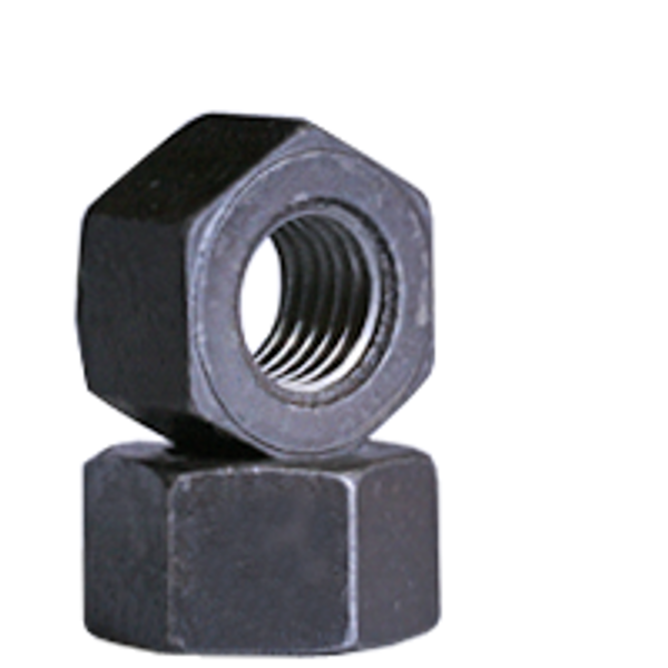 1 1/4"-8 Heavy Hex Nuts, Grade 2H, Plain, A194 / SA 194, Qty 250