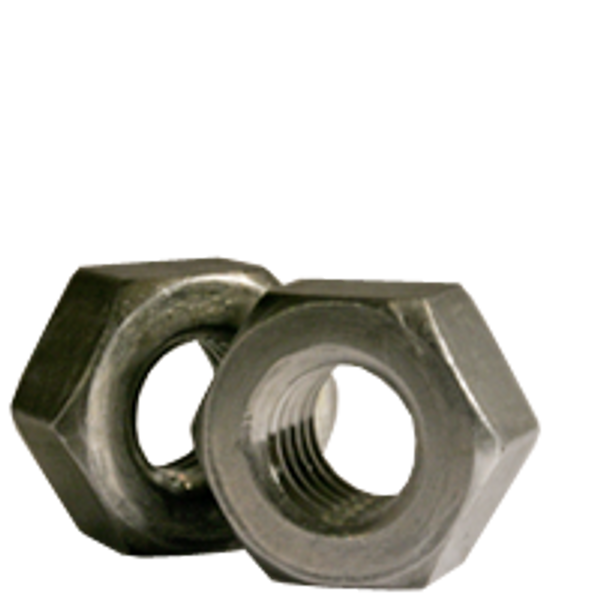 1 3/8"-6 Heavy Hex Nuts, Plain, Grade A, Coarse, A563, Qty 10