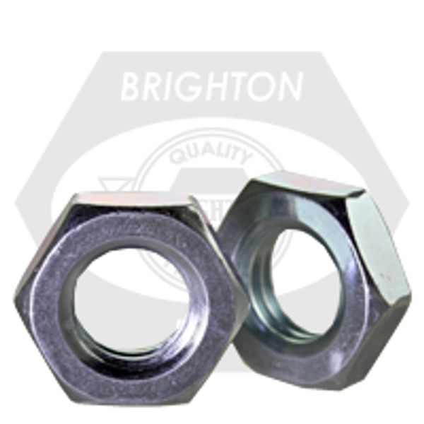 M20-2.50 Hex Jam Nuts, Zinc Cr+3, Class 04, Coarse, DIN 439B / ISO 4035, Qty 25