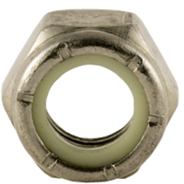 #5-40 NM (Standard) Nylon Insert Lock Nuts, 18-8 Stainless Steel, Coarse, Qty 100