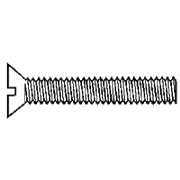#4-40 x 1/4" Machine Screw, Brass, Phillips Flat Head, Qty 100