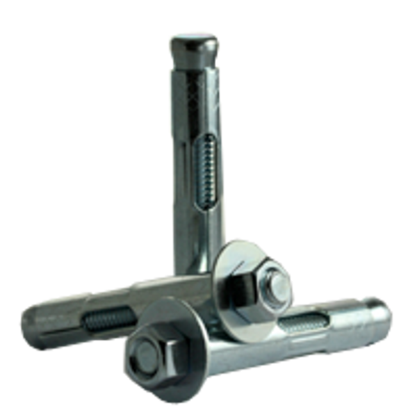 3/4" x 2 1/2" Sleeve Anchor w/ Hex Nut, Zinc Cr+3, Qty 10