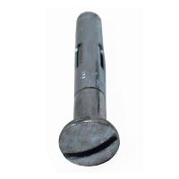 1/4" x 2 3/4" Sleeve Anchor, Round Head Phillips/Slotted Combo, Zinc Cr+3, Qty 100