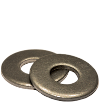 1/2" USS Flat Washers, Low Carbon, Plain, Qty 5