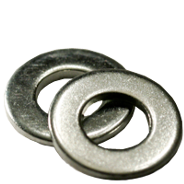 #6 SAE Flat Washers, Zinc Cr+3, Low Carbon, Qty 5
