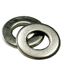 5/16" SAE Flat Washers, Zinc Cr+3, Low Carbon, 5 lb Bag (Approx 960 pcs)