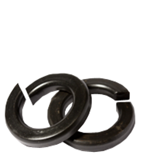3/8" Regular Split Lock Washers, Plain, Qty 100