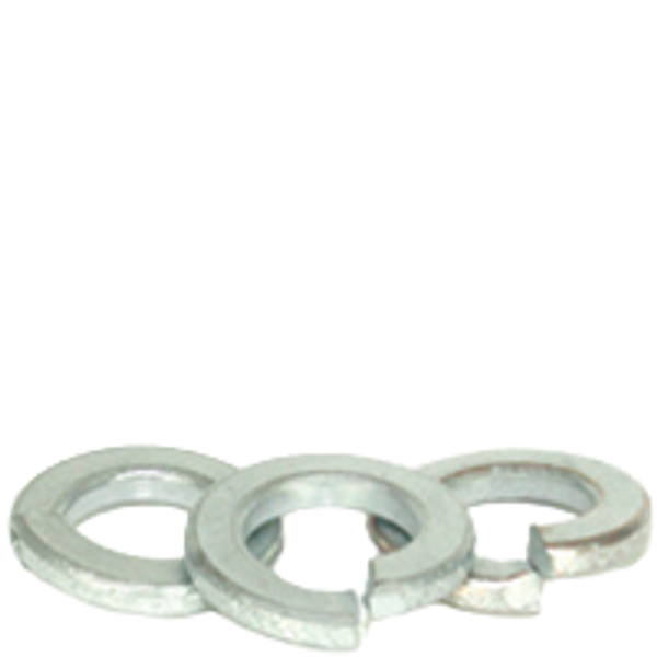 M24 Split Lock Washers, Zinc-Blue Cr+3, Thru-Hardened, DIN 127B, Qty 25