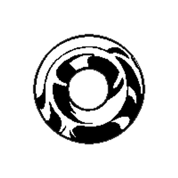 #8 Finishing Washer, Countersunk, 18-8 Stainless Steel, Qty 100