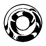 1/4" Countersunk Finishing Washer, Nickel Plated, Qty 100