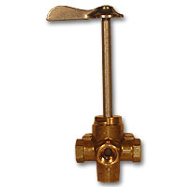 Midland Metal 1/4 4-WAY VALVE W/CLICK - 215C-4