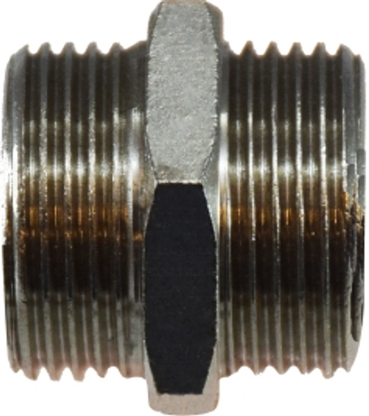 Midland Metal 28800 Hex Nipples, BSPT/BSPP Fittings, 1/8 x 1/8 M Bspp N-Pltd Hex Nipp, Brass Fittings Midland Metal 28800 Hex Nipples, BSPT/BSPP Fittings, 1/8 x 1/8 M Bspp N-Pltd Hex Nipp, Brass Fittings