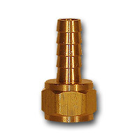 Midland Metal 29F-42 Hose to Female Pipe, MAF/USA HOSE BARB, 1/4 Hid x 1/8 Fpt, MAF/USA Brass Fittings