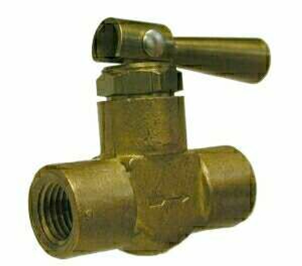 Midland Metal 1/4FX1/4F TOGGLE VALVE W/PANEL MOUNT - 46815