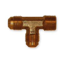Midland Metal 3/8 FL X 1/4 MPT X 3/8 FL TEE - 51F-64