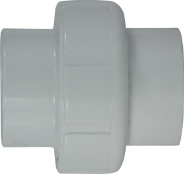 Midland Metal 55491 Union, 1/2 in Slip x 1/2 in Slip, PVC, SCH 40 Schedule