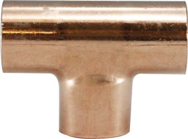 Midland Metal 77512 Tees, Copper Sweat Fittings, 1-1/4 x 1 x 3/4 Tee, Nipples and Fittings