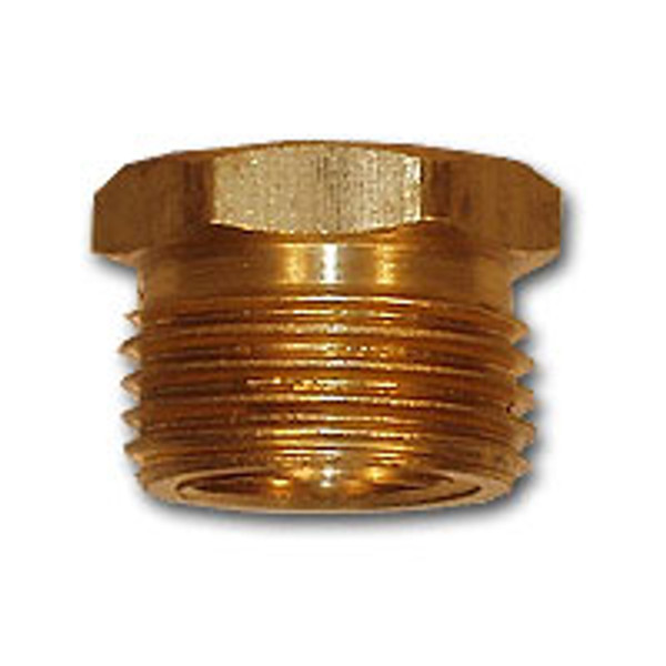 Mid-America Fittings LF80GH Rigid Adapter, 3/4 in MGH x 1/2 in FPT, Brass