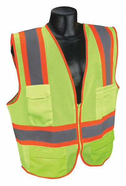 CONDOR High Visibility Vest,Yellow/Green,M 53YM33