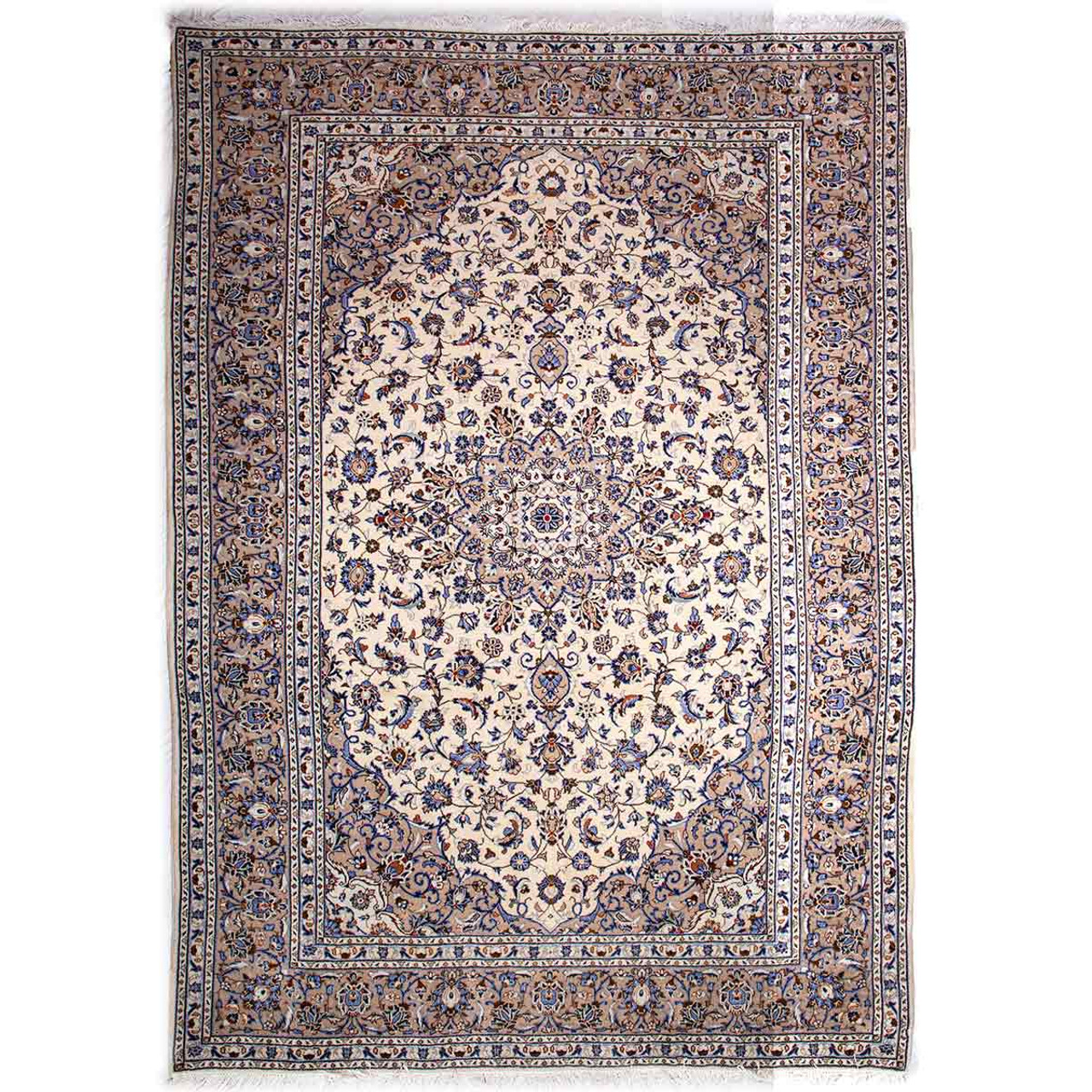 11' 8'' x 8' 0'' Kashan Authentic Persian Hand Knotted Area