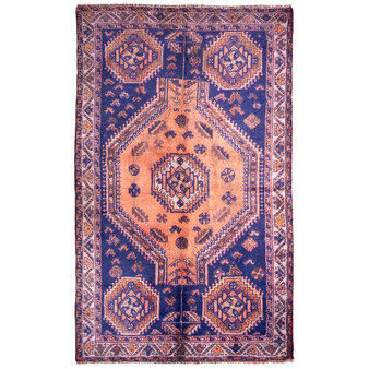 7' 10 x 4' 11 Shiraz Authentic Persian Hand Knotted Area Rug | Los Angeles Home of Rugs