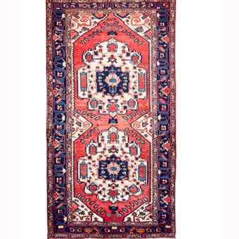 9' 10 x 4' 11 Bakhtiari Authentic Persian Hand Knotted Area Rug | Los Angeles Home of Rugs