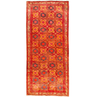 10' 6 x 4' 9 Ardabil Authentic Persian Hand Knotted Area Rug | Los Angeles Home of Rugs