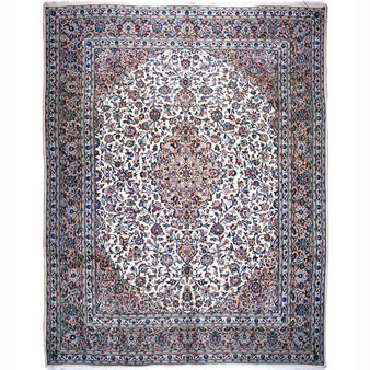 12' 8 x 9' 7 Kashmar Authentic Persian Hand Knotted Area Rug | Los Angeles Home of Rugs