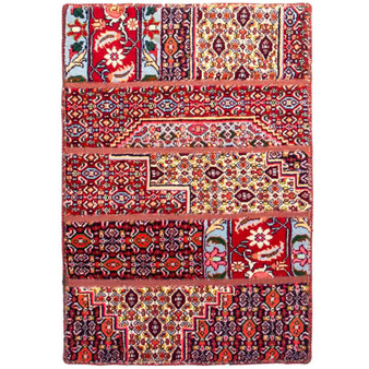 2' 11 x 1' 12 Zanjan Authentic Persian Hand Knotted Area Rug | Los Angeles Home of Rugs
