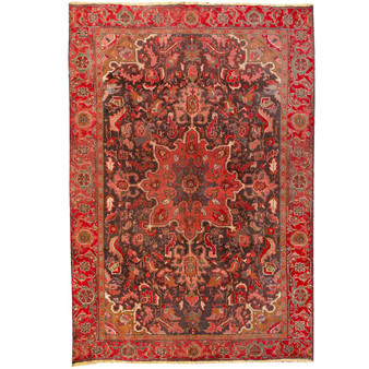 9' 8 x 6' 5 Serapi Authentic Persian Hand Knotted Area Rug | Los Angeles Home of Rugs