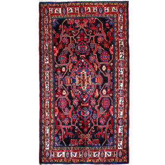 10' 4 x 5' 7 Nahavand Authentic Persian Hand Knotted Area Rug | Los Angeles Home of Rugs