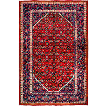 10' 2 x 6' 4 Mahal Authentic Persian Hand Knotted Area Rug | Los Angeles Home of Rugs