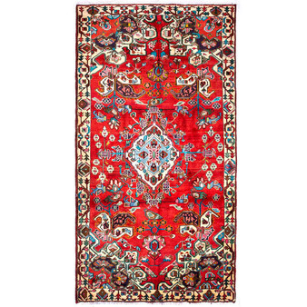 9' 4 x 4' 7 Bakhtiari Authentic Persian Hand Knotted Area Rug | Los Angeles Home of Rugs