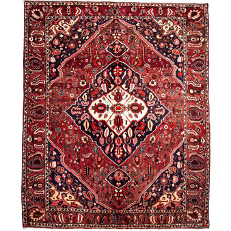 9' 8 x 7' 5 Bakhtiari Authentic Persian Hand Knotted Area Rug | Los Angeles Home of Rugs