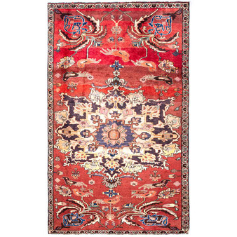 9' 2 x 5' 5 Bakhtiari Authentic Persian Hand Knotted Area Rug | Los Angeles Home of Rugs