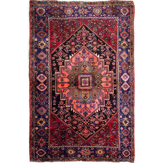 6' 1 x 4' 3 Gholtogh Authentic Persian Hand Knotted Area Rug | Los Angeles Home of Rugs