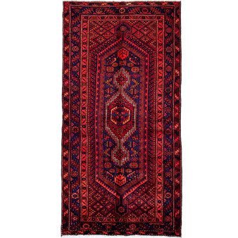 9' 3 x 4' 11 Zanjan Authentic Persian Hand Knotted Area Rug | Los Angeles Home of Rugs