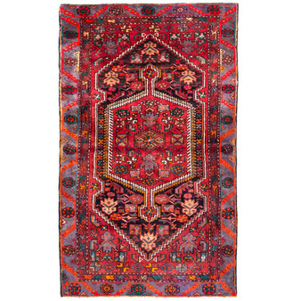 7' 1 x 3' 11 Zanjan Authentic Persian Hand Knotted Area Rug | Los Angeles Home of Rugs