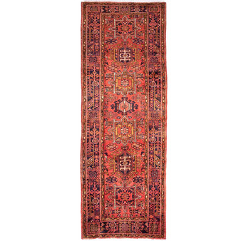 10' 8 x 3' 7 Ahar Authentic Persian Hand Knotted Area Rug | Los Angeles Home of Rugs