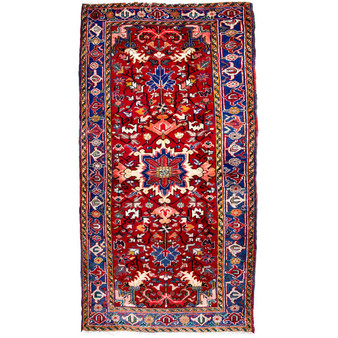 6' 11 x 3' 7 Goravan Authentic Persian Hand Knotted Area Rug | Los Angeles Home of Rugs