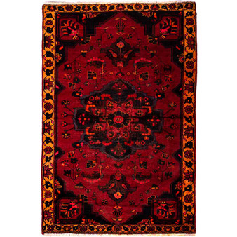 5' 11 x 3' 8 Baluch Authentic Persian Hand Knotted Area Rug | Los Angeles Home of Rugs