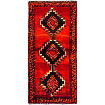 6' 12'' x 3' 1'' Shiraz Authentic Persian Hand Knotted Area Rug - 112772